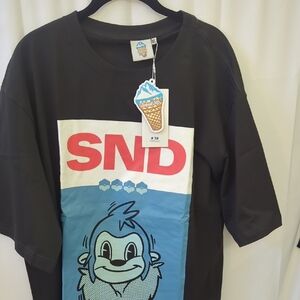 SnowDay Black Graphic T Shirt Size XL New With Tags